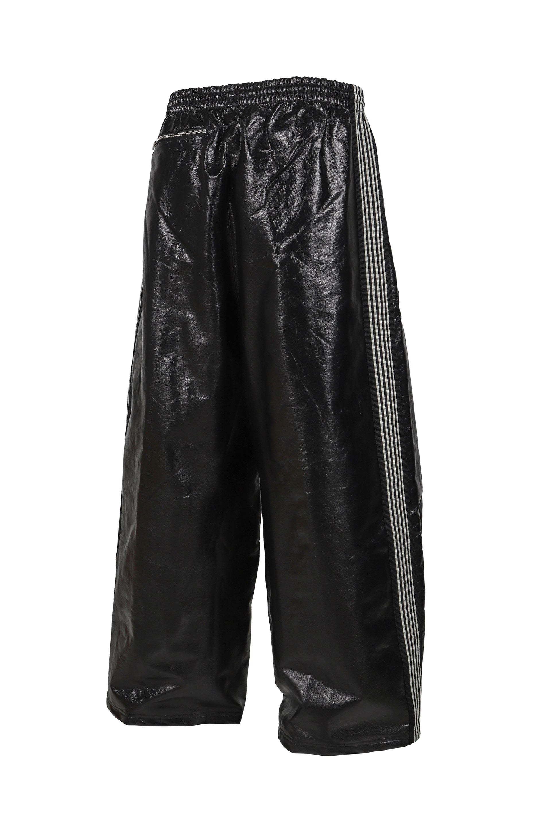 H.D. TRACK PANT - COTTON JERSEY / COATING (EXCLUSIVE) / BLK