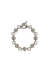 "KMY BALL" CHAIN BRACELET / SIL