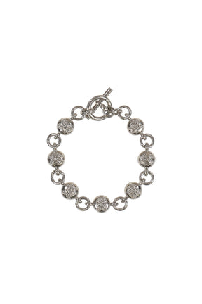 "KMY BALL" CHAIN BRACELET / SIL