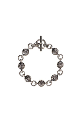 "KMY BALL" CHAIN BRACELET / BLK