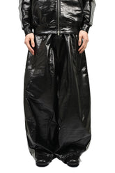 H.D. TRACK PANT - COTTON JERSEY / COATING (EXCLUSIVE) / BLK