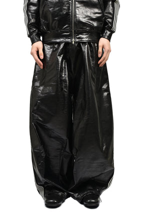 H.D. TRACK PANT - COTTON JERSEY / COATING (EXCLUSIVE) / BLK