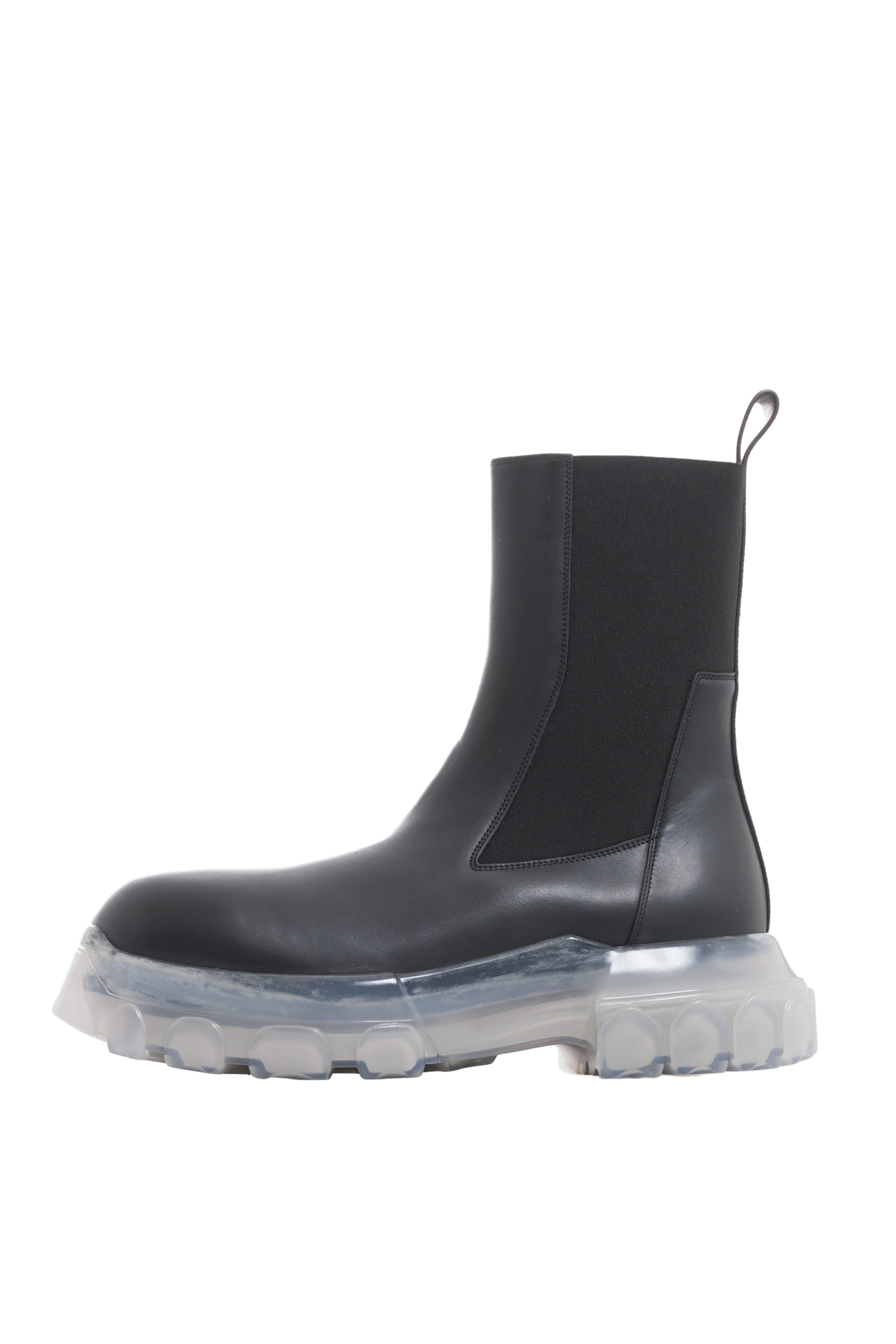 Rick Owens SS23 BEATLE BOZO TRACTOR / BLACK/CLEAR