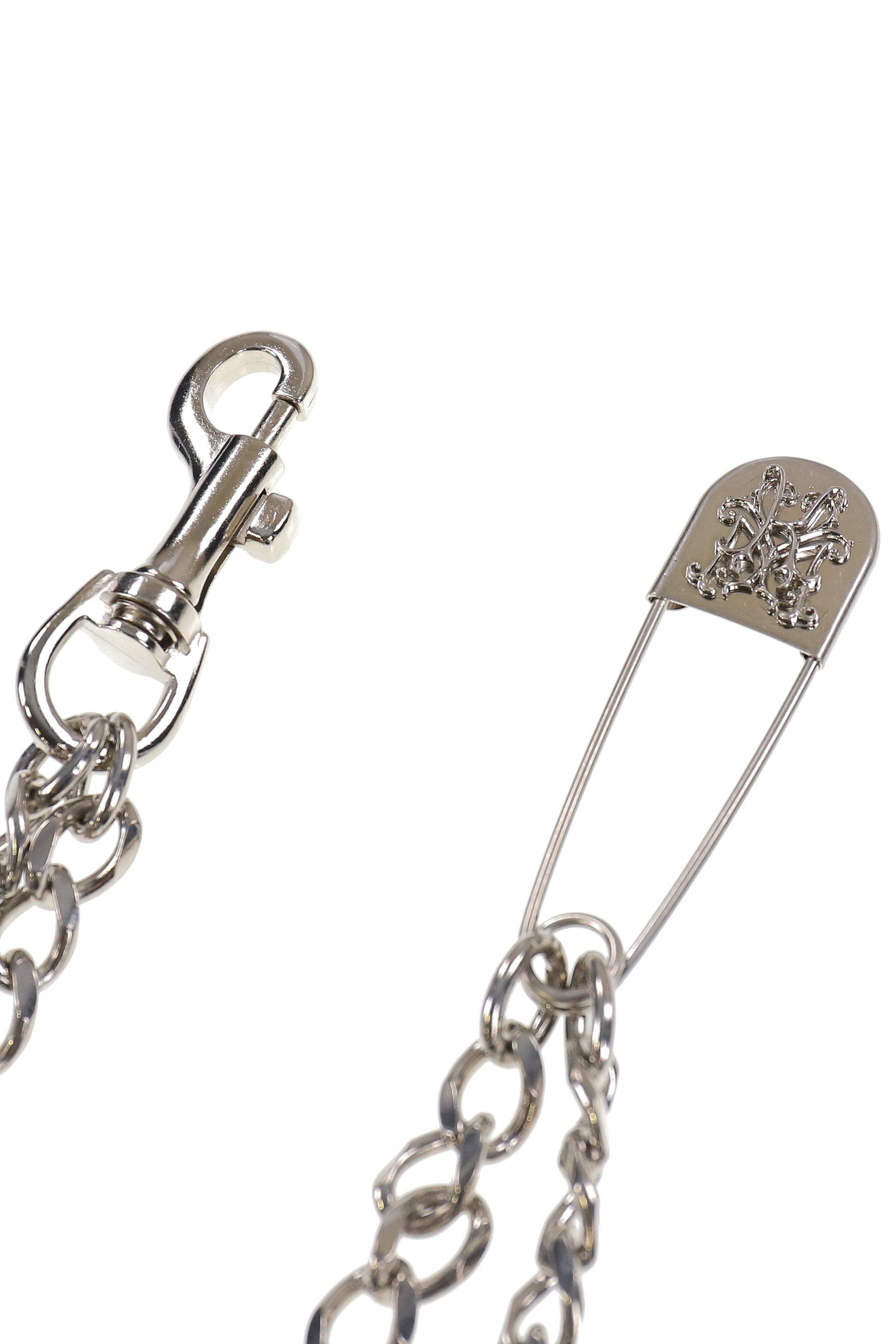 C/OM "KMY" DOUBLE WALLET CHAIN / SIL
