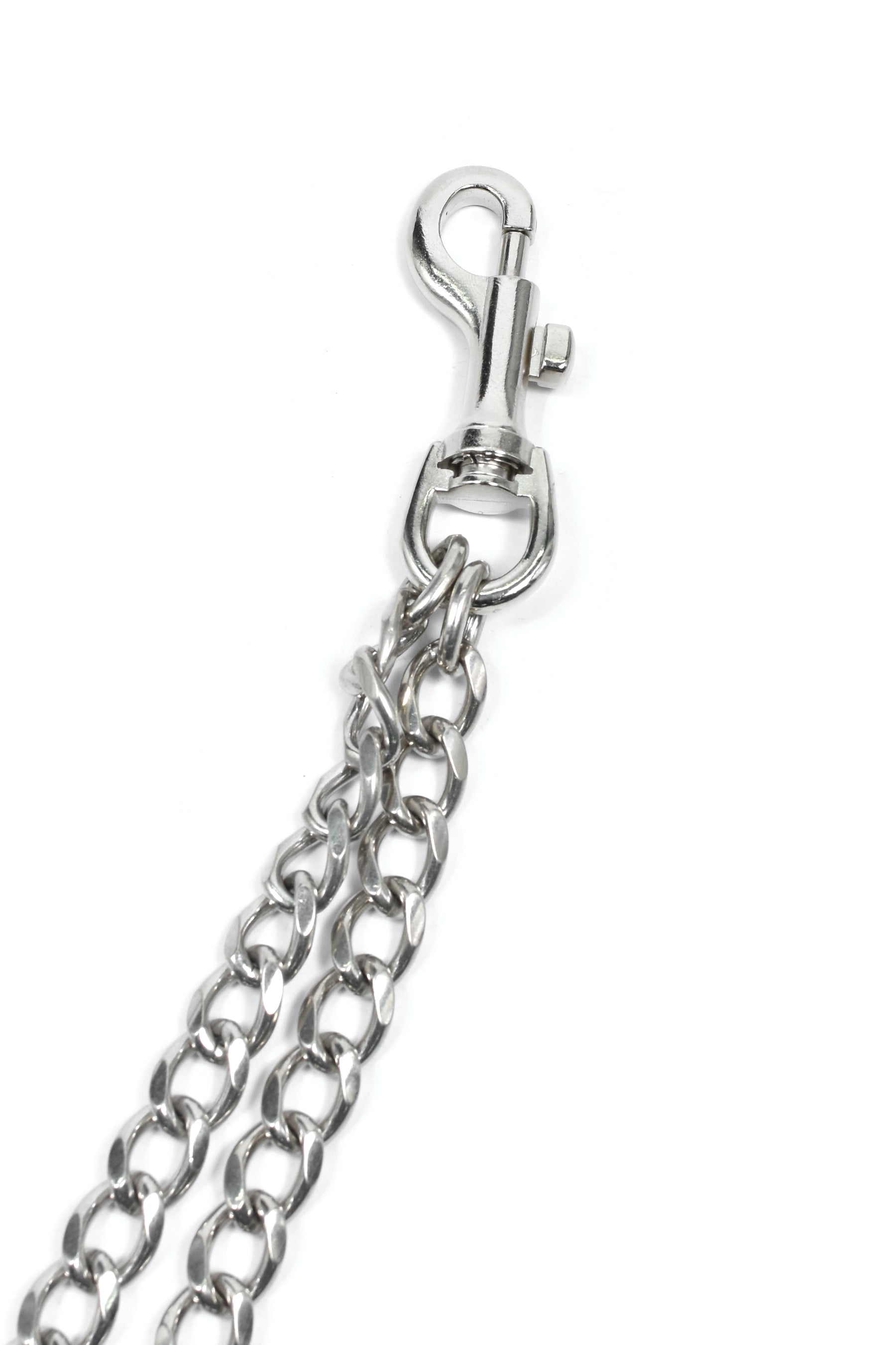 "KMY" DOUBLE WALLET CHAIN / SIL