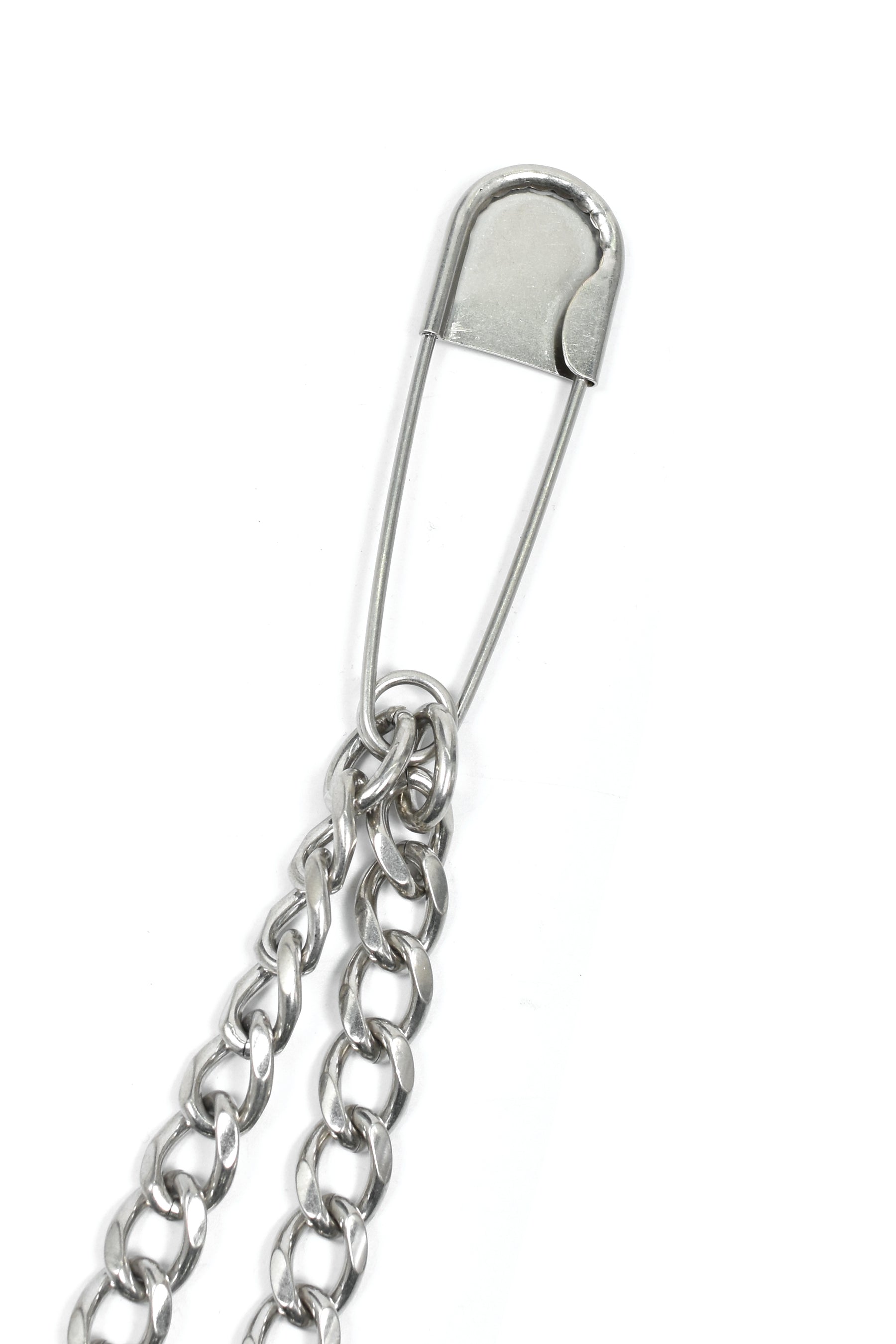 "KMY" DOUBLE WALLET CHAIN / SIL