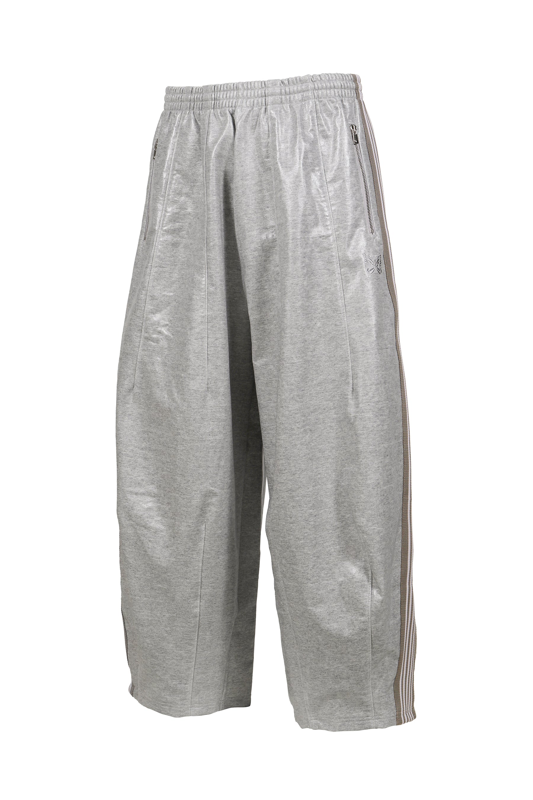 H.D. TRACK PANT - COTTON JERSEY / COATING (EXCLUSIVE) / GRY