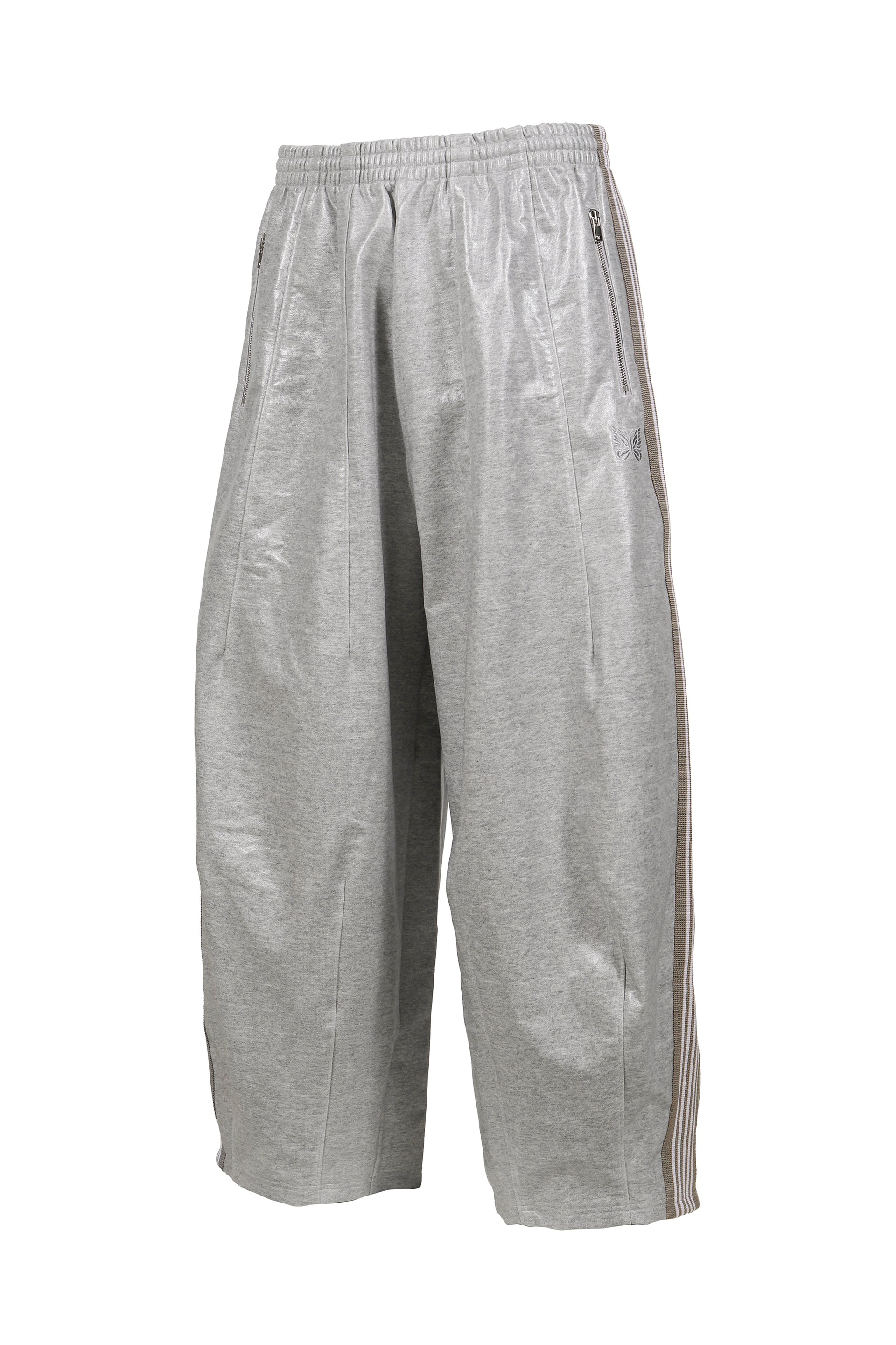 H.D. TRACK PANT - COTTON JERSEY / COATING (EXCLUSIVE) / GRY
