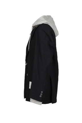 TRIPLE LAYERED BLAZER / BLK