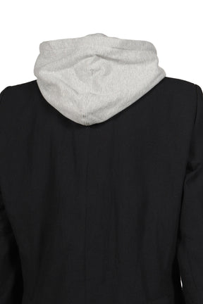 TRIPLE LAYERED BLAZER / BLK