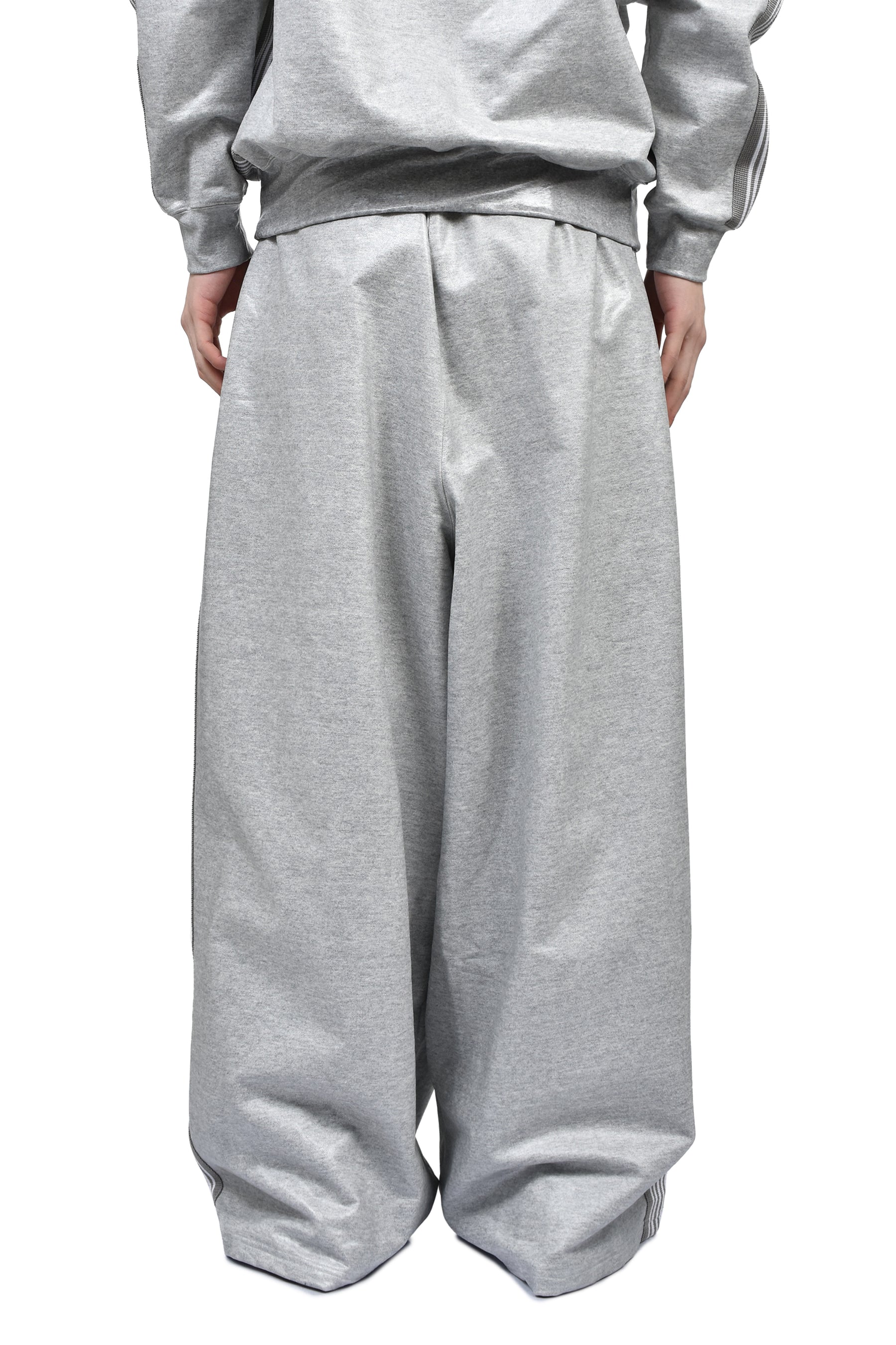 H.D. TRACK PANT - COTTON JERSEY / COATING (EXCLUSIVE) / GRY