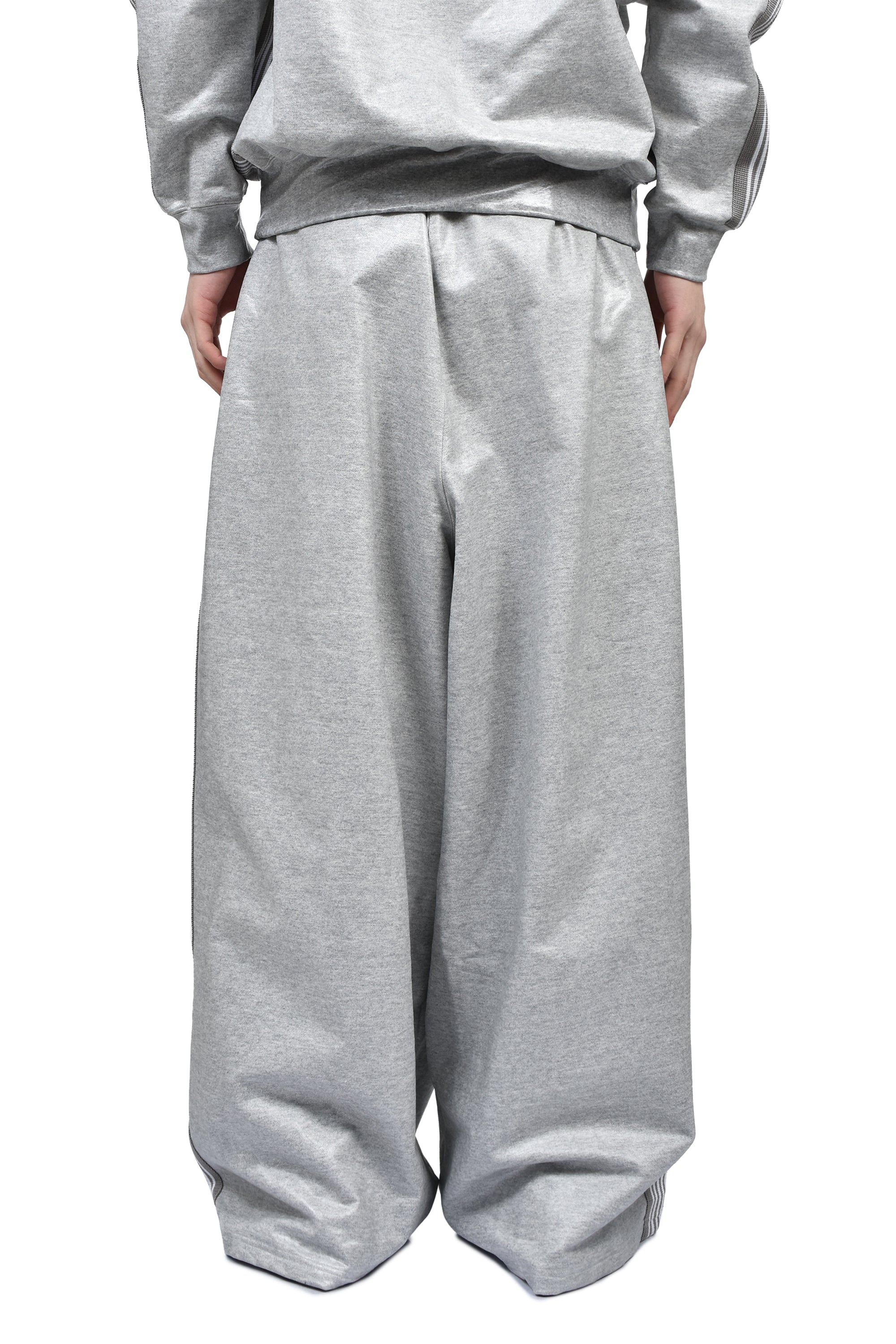 H.D. TRACK PANT - COTTON JERSEY / COATING (EXCLUSIVE) / GRY