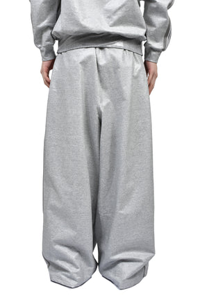 H.D. TRACK PANT - COTTON JERSEY / COATING (EXCLUSIVE) / GRY