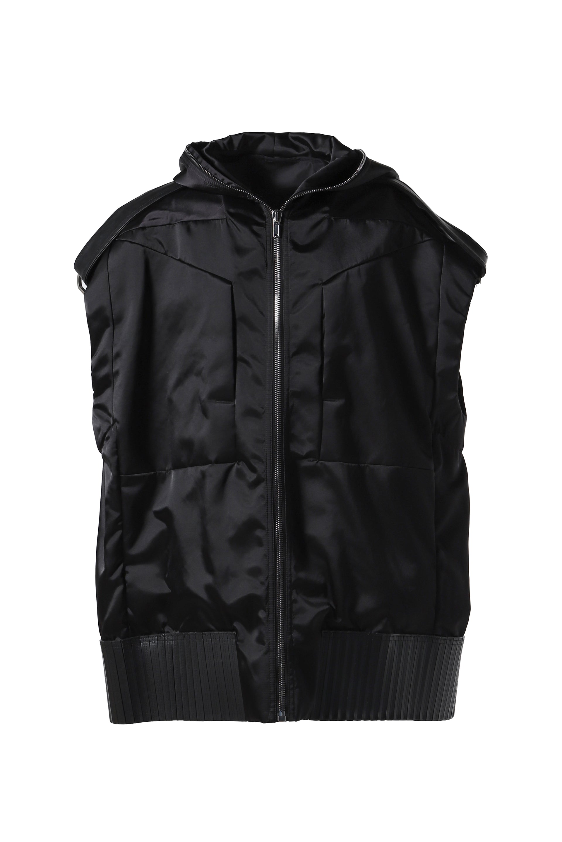 Rick Owens LIDO SLEEVELESS HOODIE / BLK