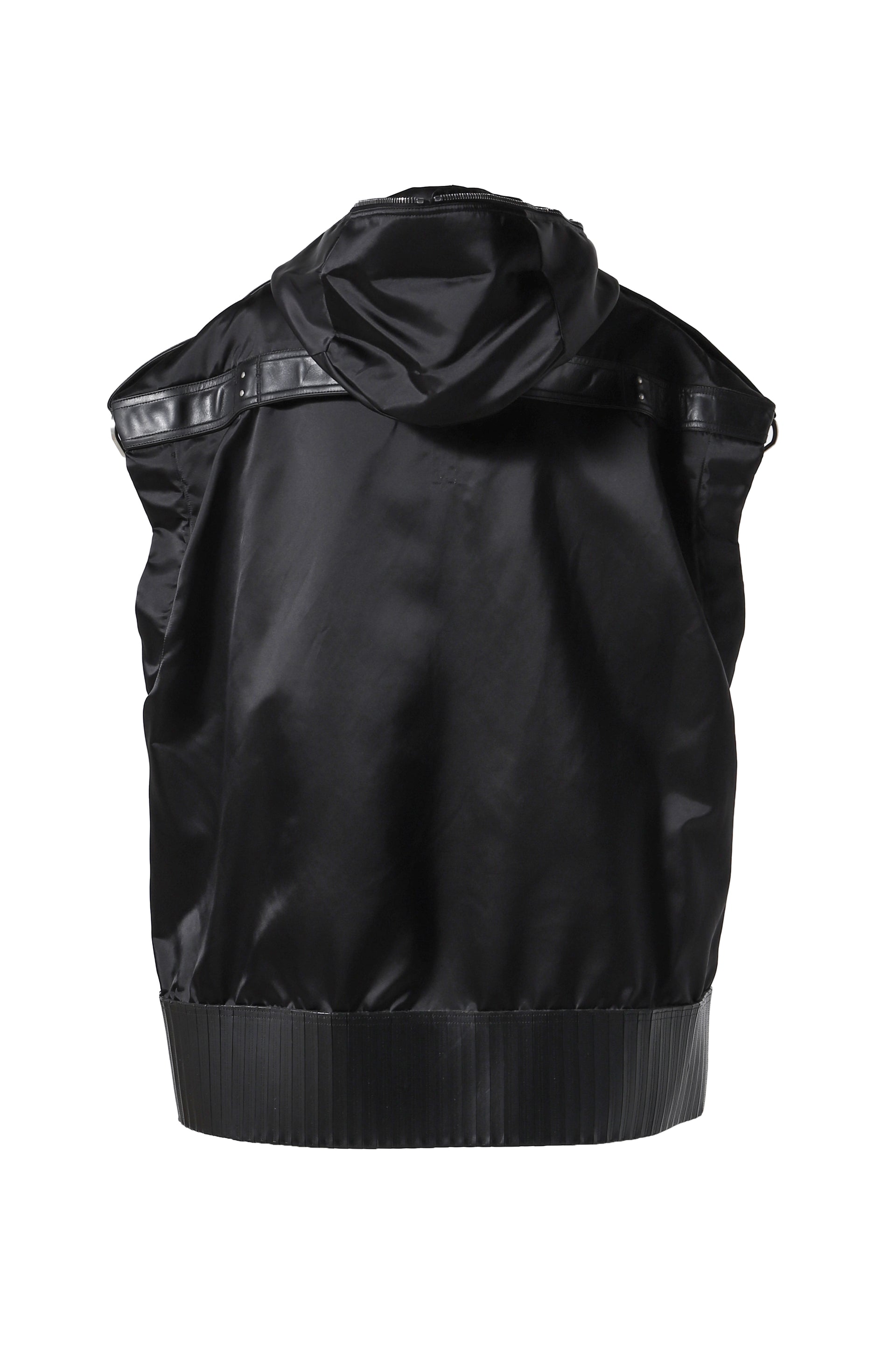 Rick Owens LIDO SLEEVELESS HOODIE / BLK