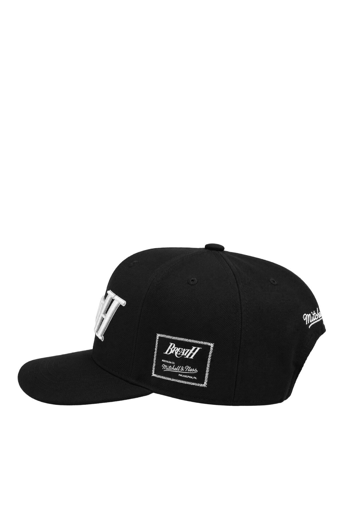 MITCHELL&NESS 6 PANEL SNAPBACK CAP / BLK