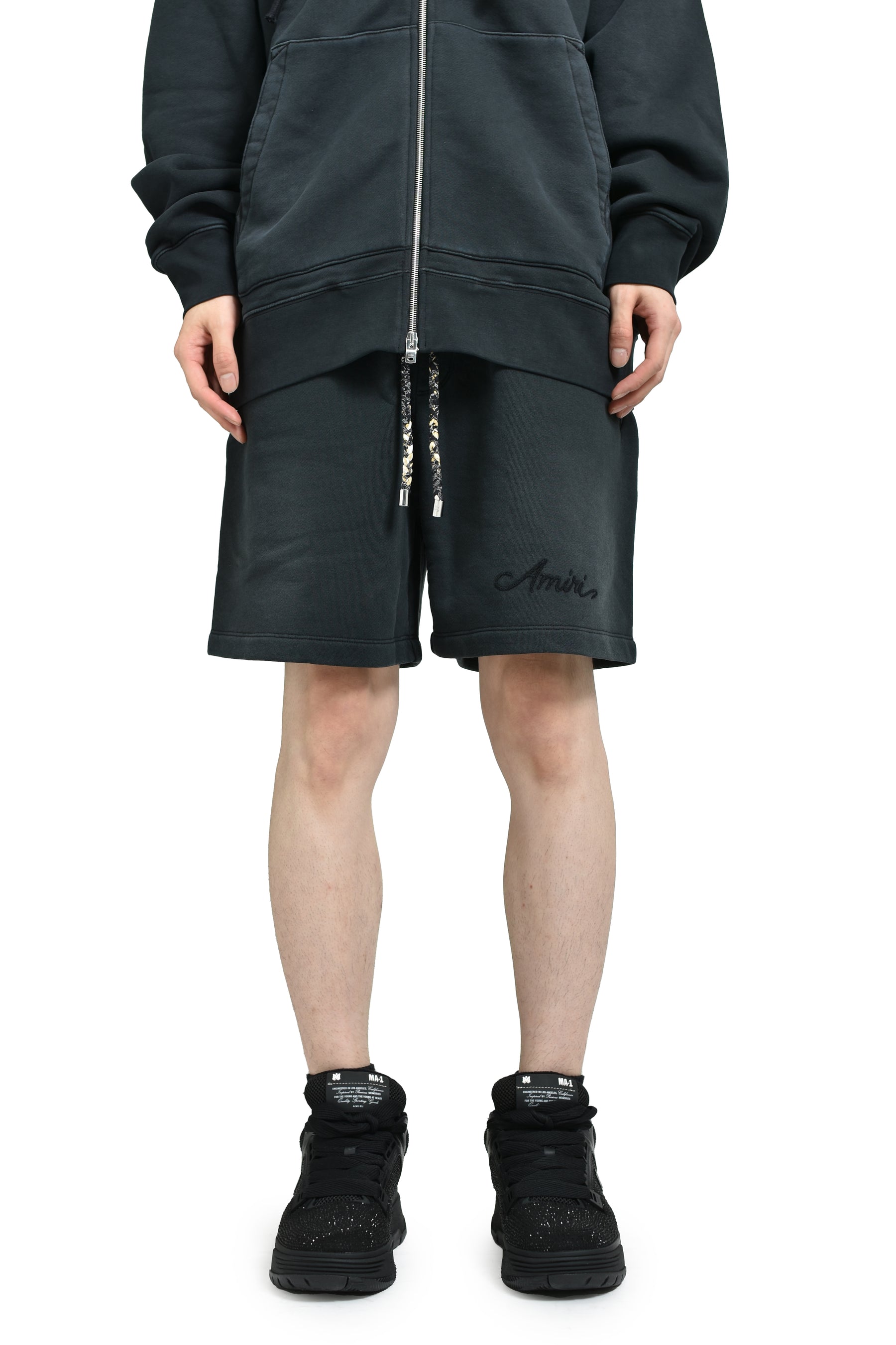 BLEACH BANDANA SHORT / BLK