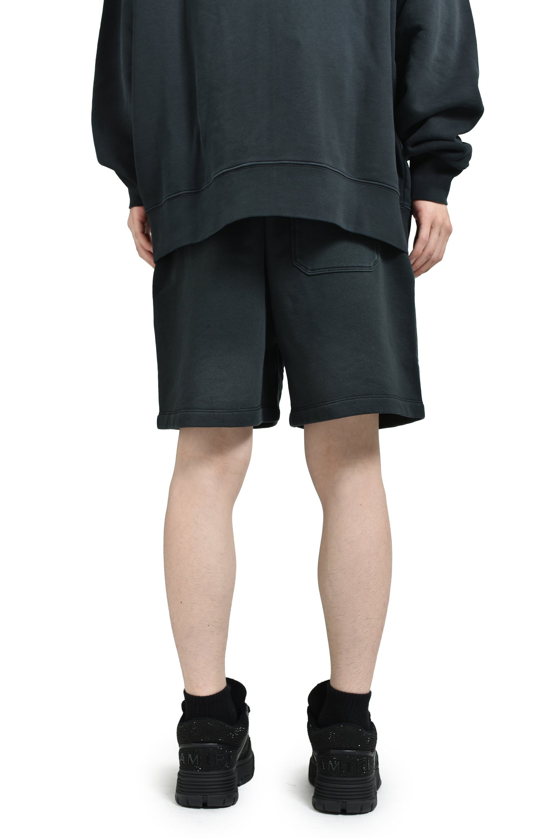 BLEACH BANDANA SHORT / BLK