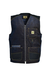 VEST / ND DARK NAVY / MUSTARD