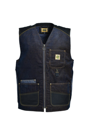 VEST / ND DARK NAVY / MUSTARD