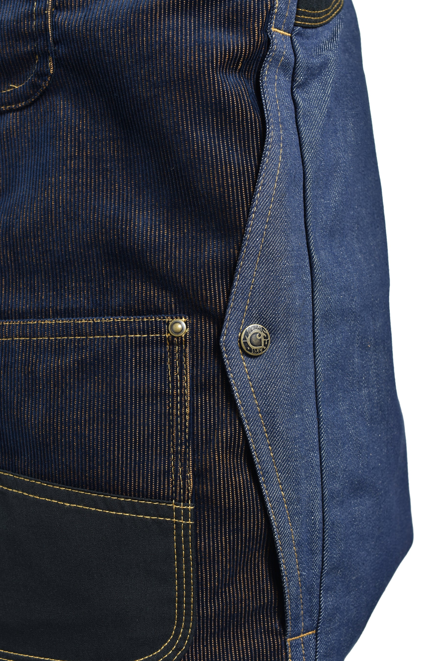 VEST / ND DARK NAVY / MUSTARD