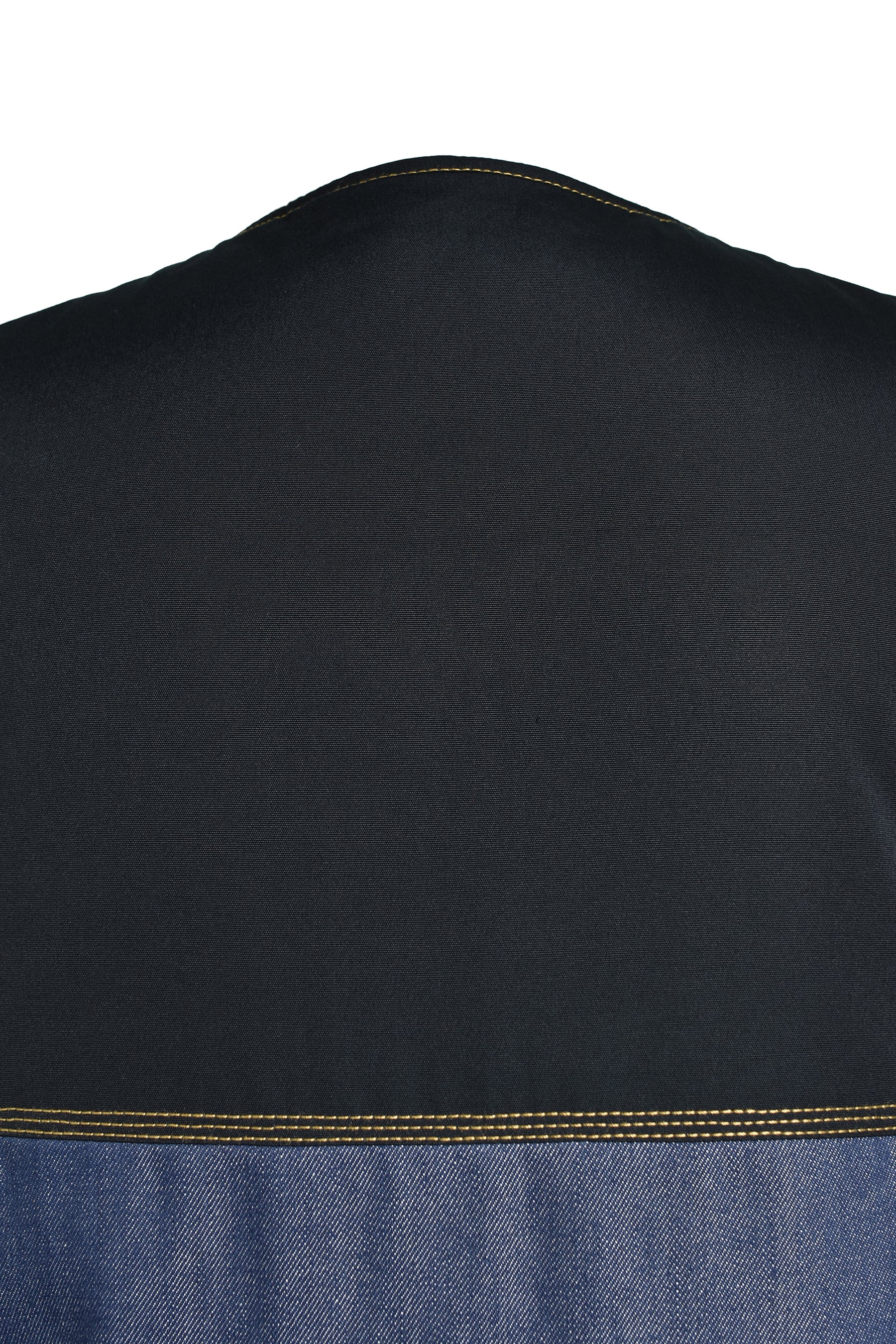 VEST / ND DARK NAVY / MUSTARD