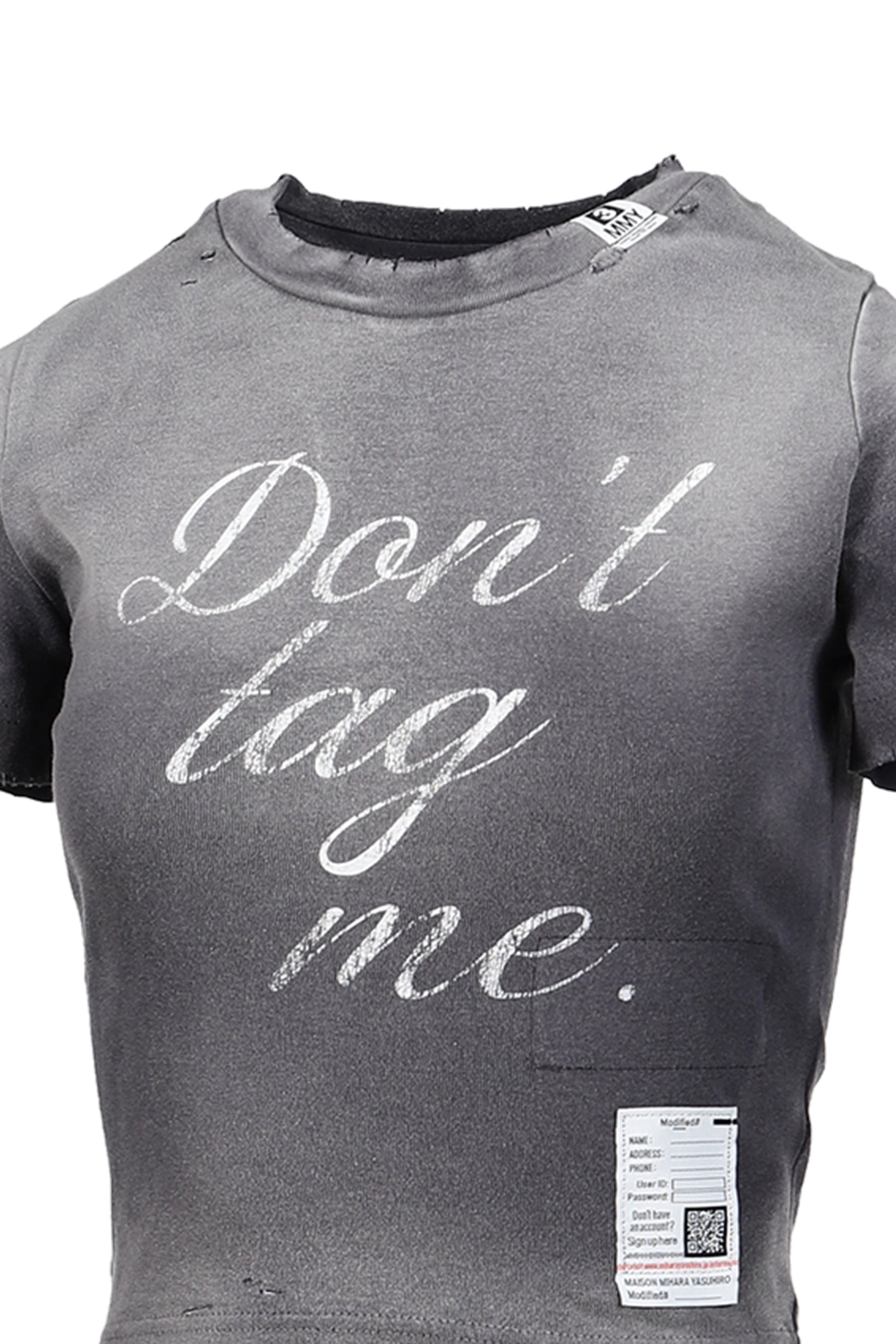 SUN FADED D.T.M MINI TEE / BLK