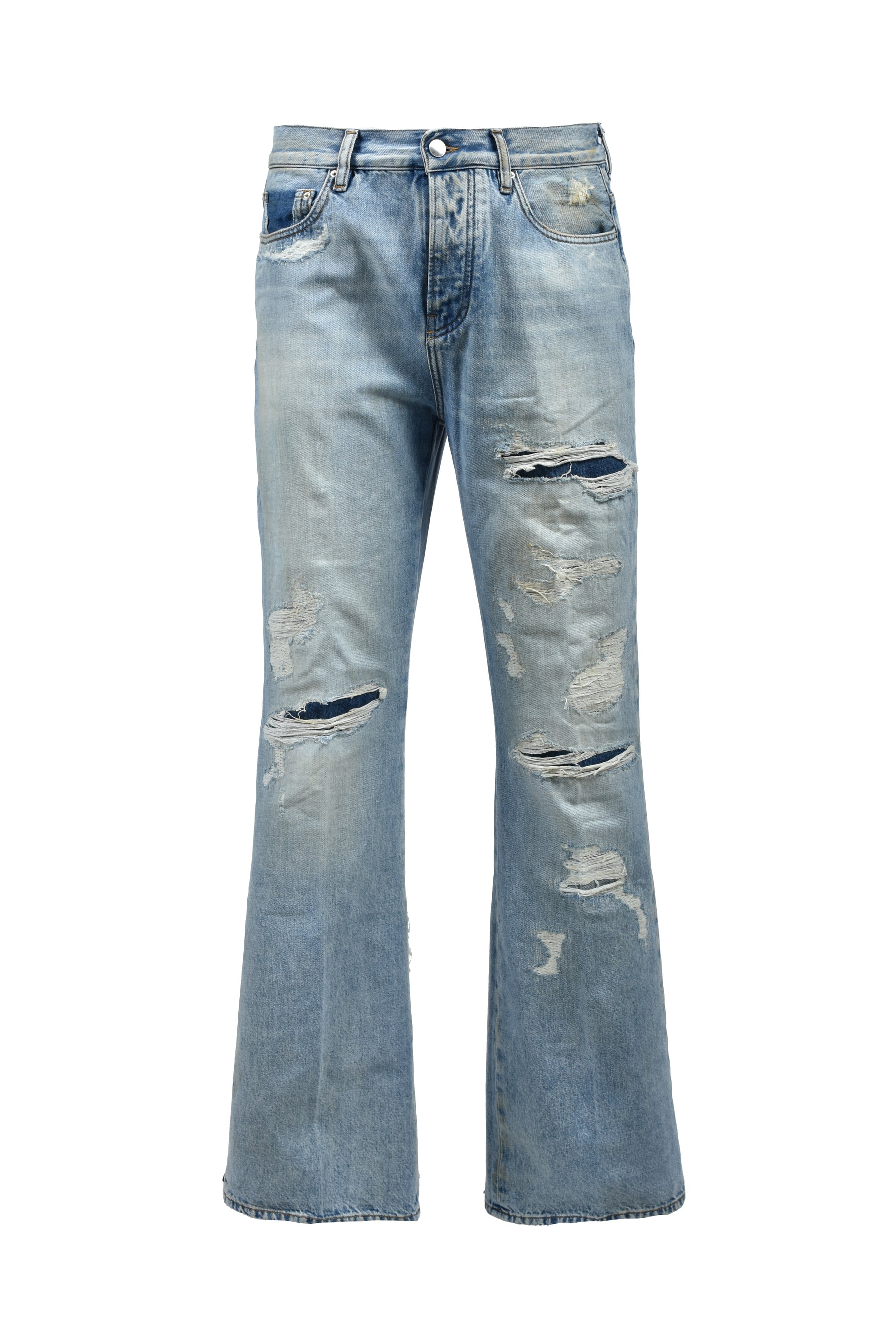 DISTRESSED BOOT CUT JEAN / VINTAGE IND