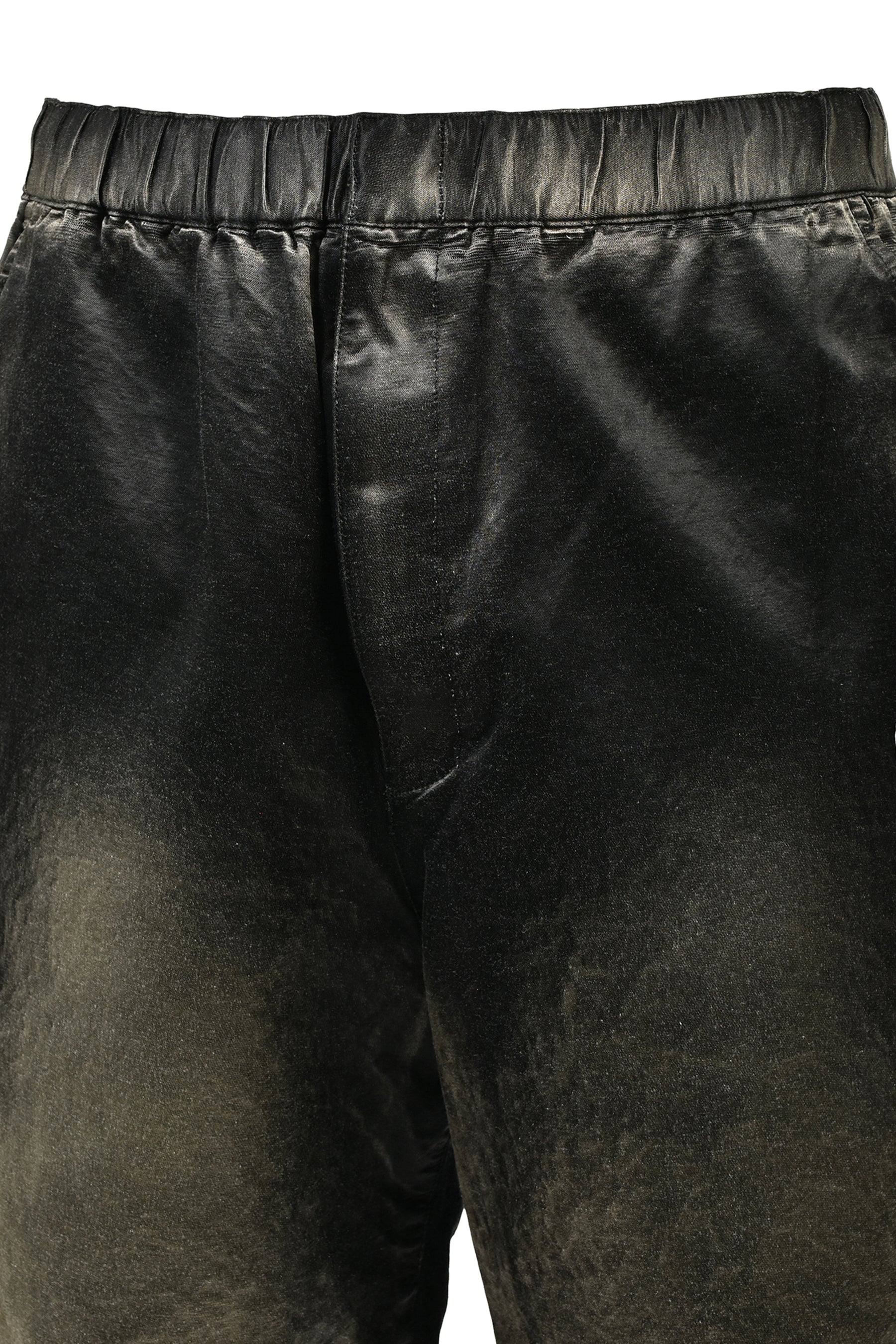SUN FADED SATIN SHORTS / BLK