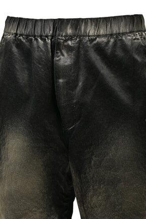 SUN FADED SATIN SHORTS / BLK