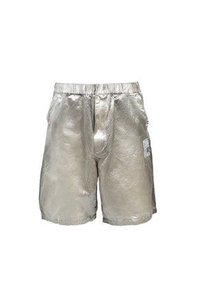 SUN FADED SATIN SHORTS / BEI
