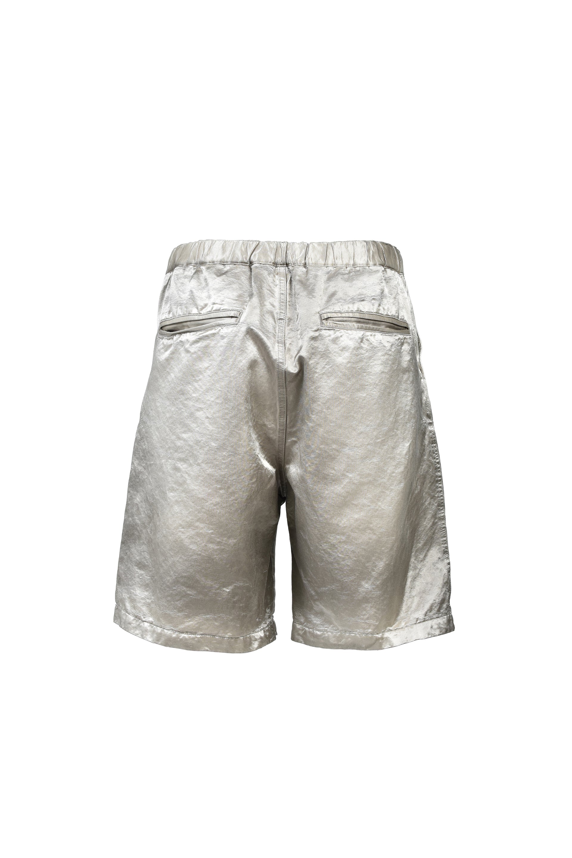 SUN FADED SATIN SHORTS / BEI