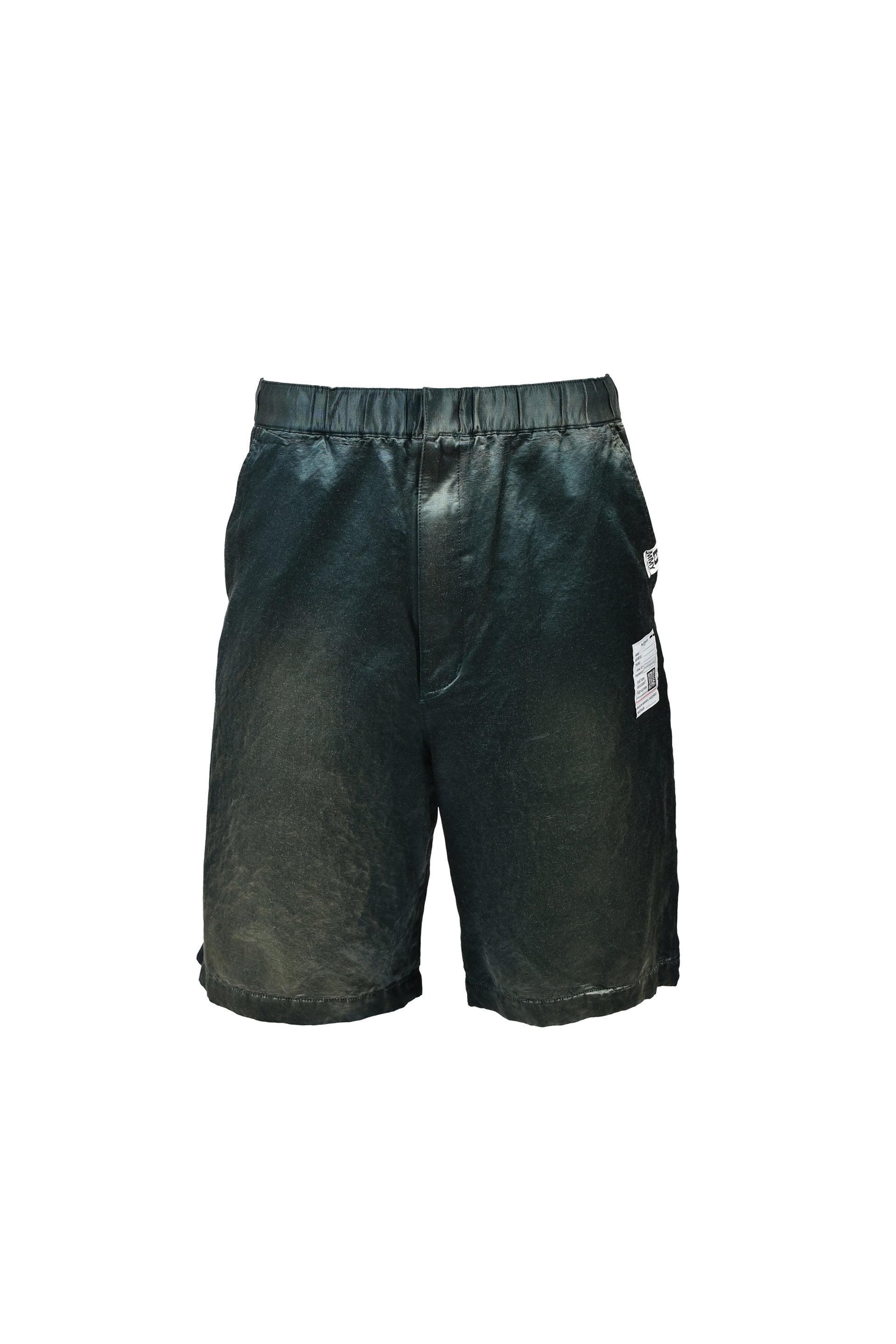 SUN FADED SATIN SHORTS / D.GRN