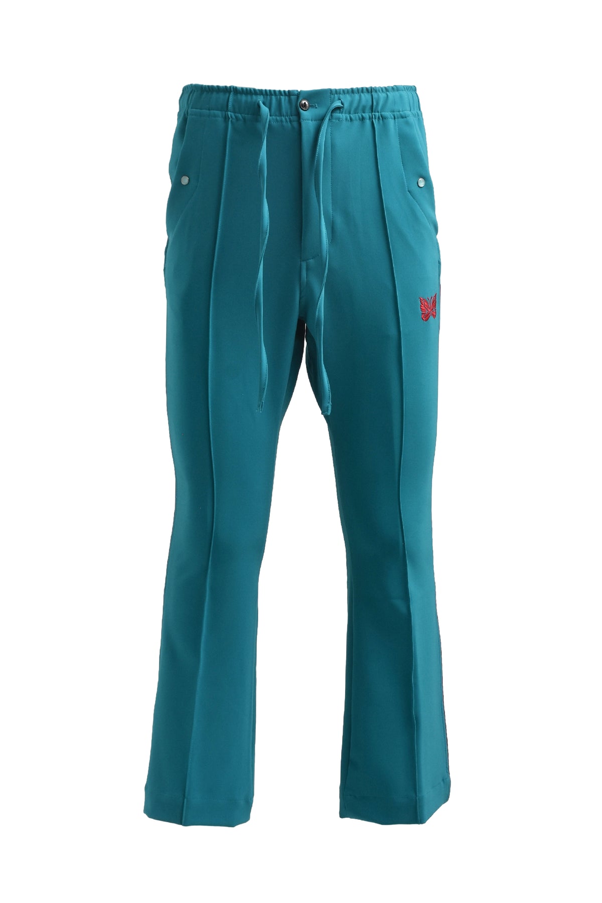 PIPING COWBOY PANT - PE/PU DOUBLE CLOTH / TURQUOISE