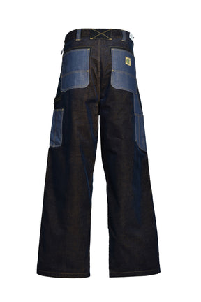 OG DOUBLE KNEE PANT / ND DARK NAVY / MUSTARD