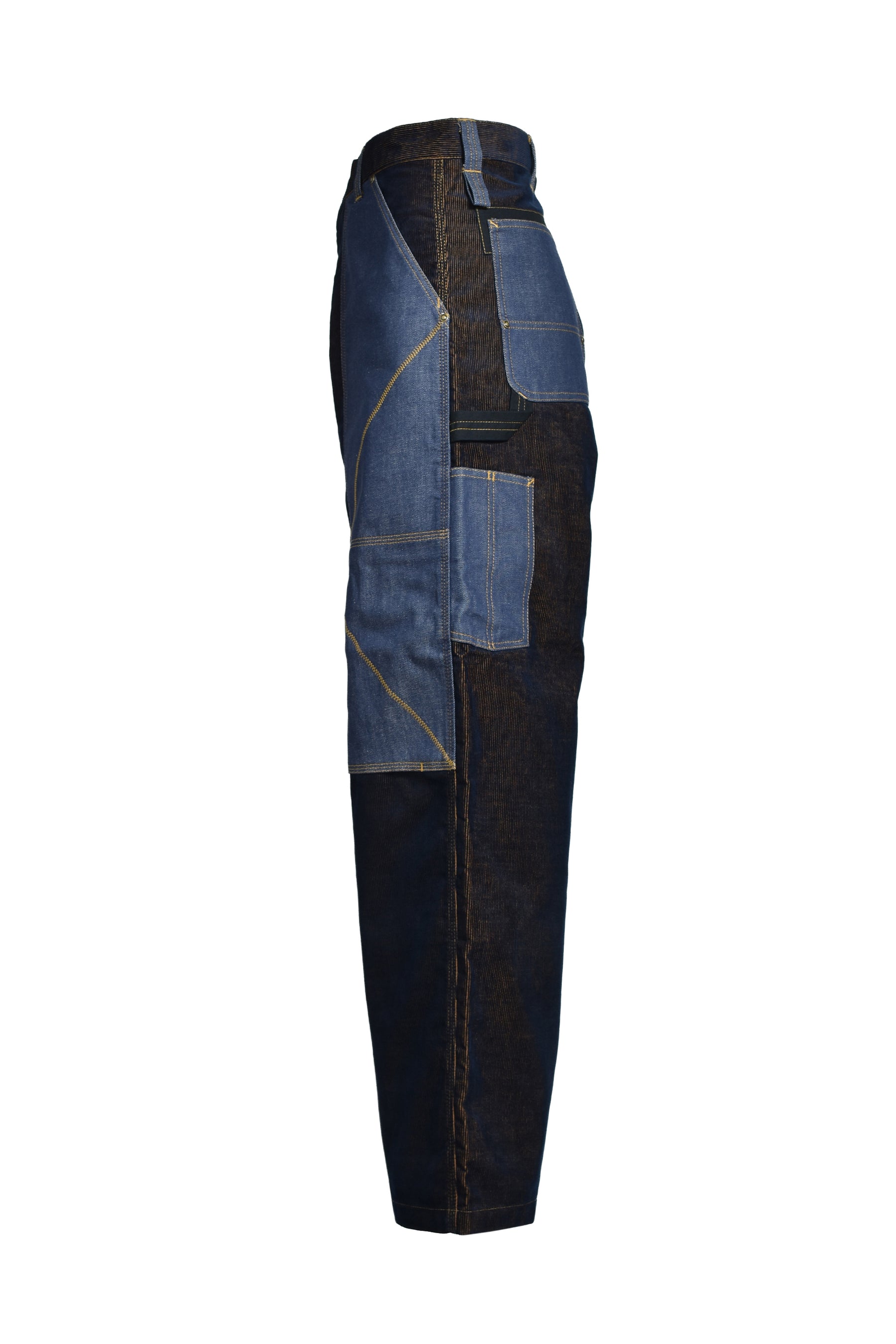 OG DOUBLE KNEE PANT / ND DARK NAVY / MUSTARD