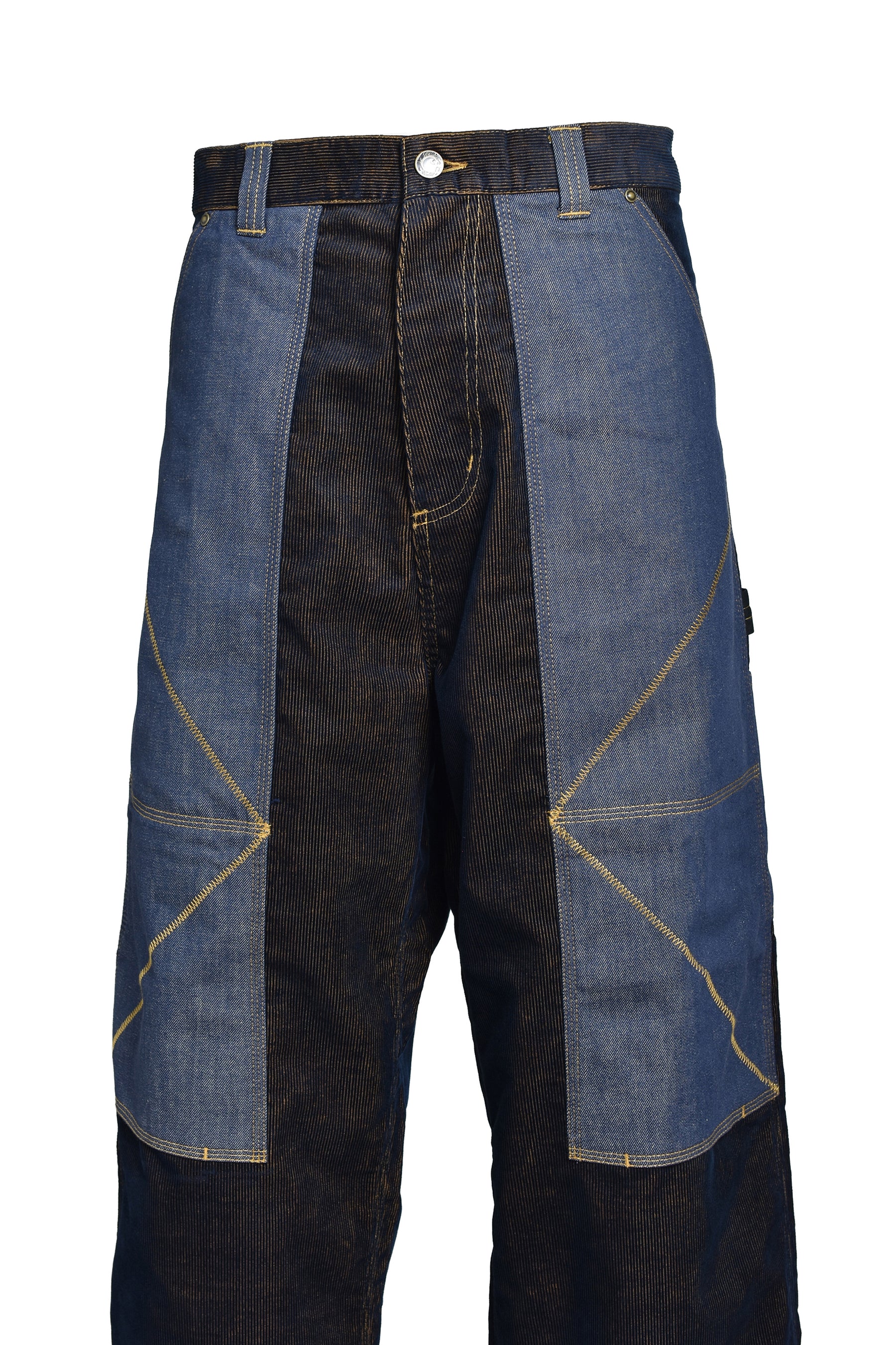 OG DOUBLE KNEE PANT / ND DARK NAVY / MUSTARD