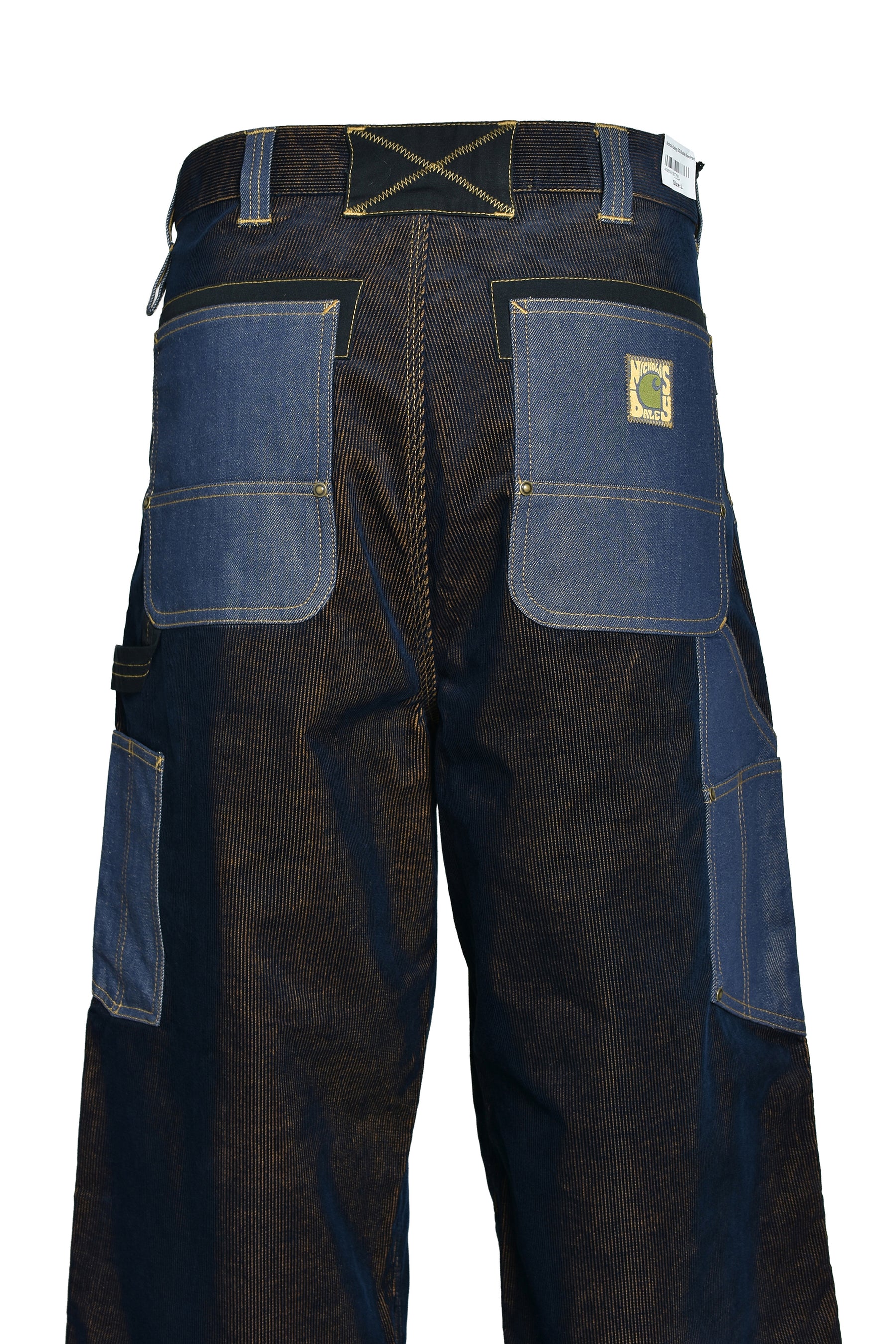 OG DOUBLE KNEE PANT / ND DARK NAVY / MUSTARD
