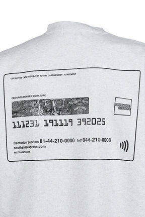 BLACK CARD SWEAT / HEATHER