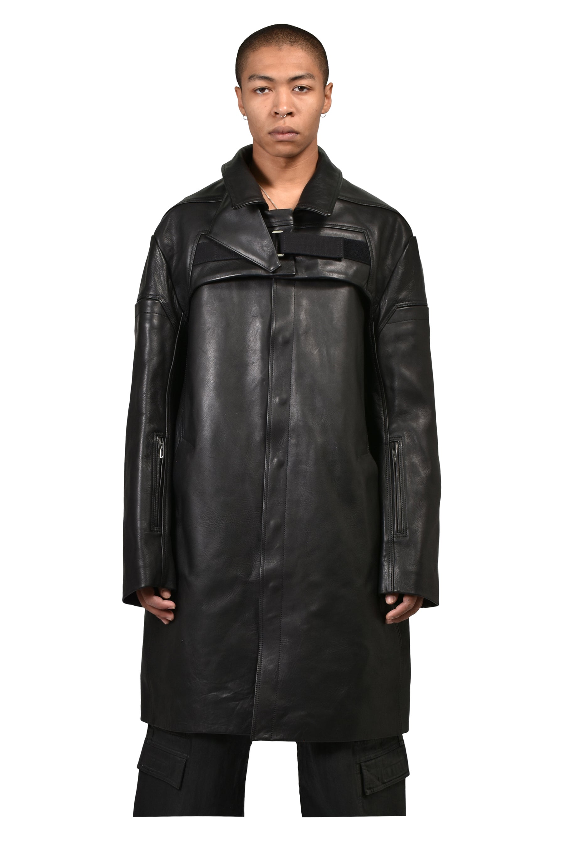2 PIECE MAC COAT / BLK
