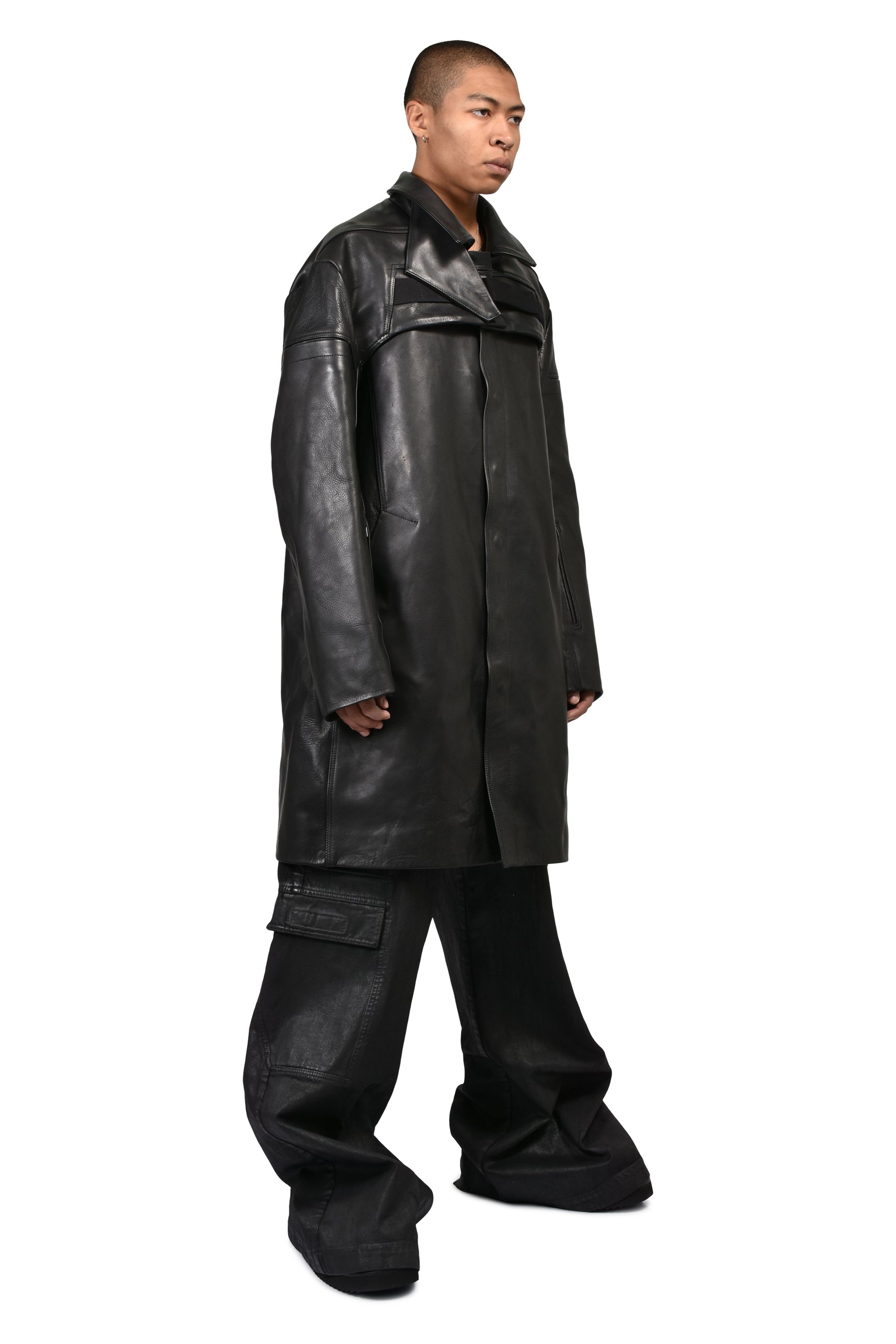 2 PIECE MAC COAT / BLK
