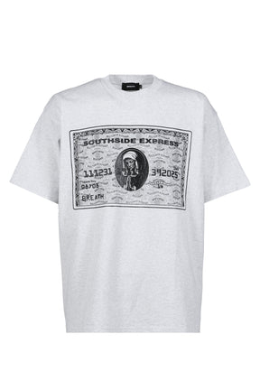 BLACK CARD TEE / HEATHER