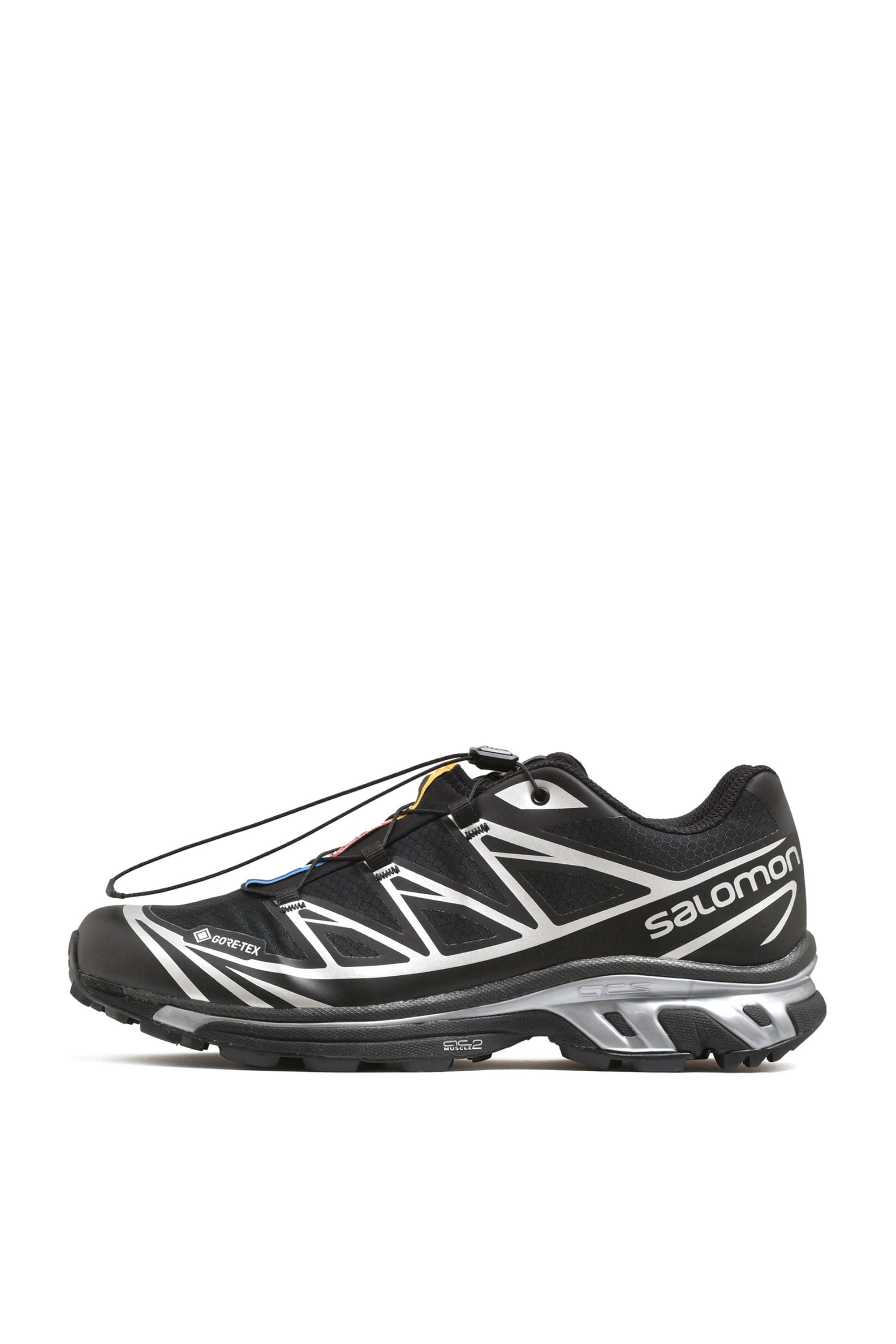 SALOMON ADVANCED サロモン SS24 XT-6 GTX / BLK BLK FTW SIL - NUBIAN