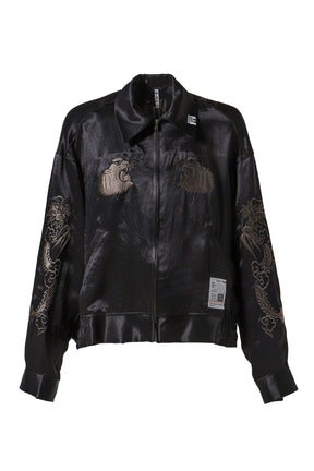 COLLARED SOUVENIR JACKET / BLK