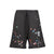 KIDS STICKER SWEAT SHORTS / BLK