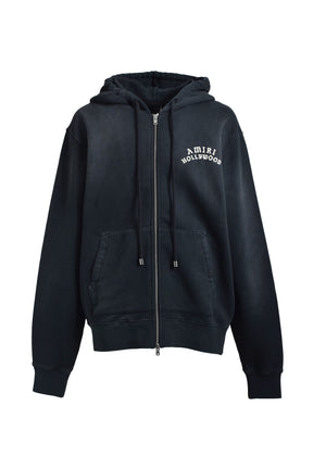 AMIRI HOLLYWOOD ZIP HOODIE / BLK