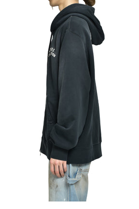 AMIRI HOLLYWOOD ZIP HOODIE / BLK