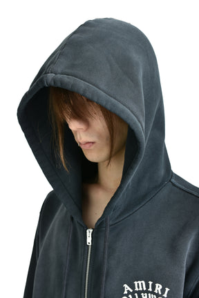 AMIRI HOLLYWOOD ZIP HOODIE / BLK