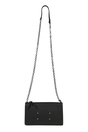 Zippered Wallet on Chain / Black 