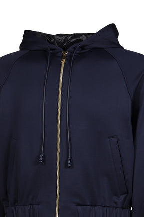 ZIP UP CARDIGAN / DARK NVY